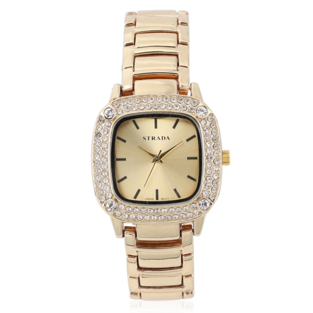 Watch with White Austrian Crystals